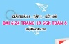 Bài 6.24 trang 19 Toán 8 Tập 2 Kết nối tri thức: Cách quy đồng mẫu số